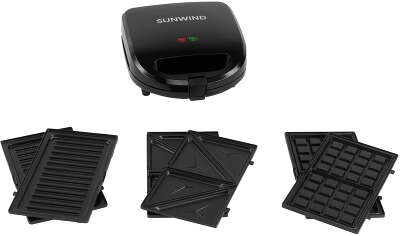 Сэндвичница SunWind SUN-SM-41 750Вт черный