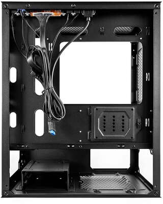 Корпус 1STPLAYER FIREBASE X4-M, черный, mATX, Без БП (X4-M-BK-2F1P-1F1)