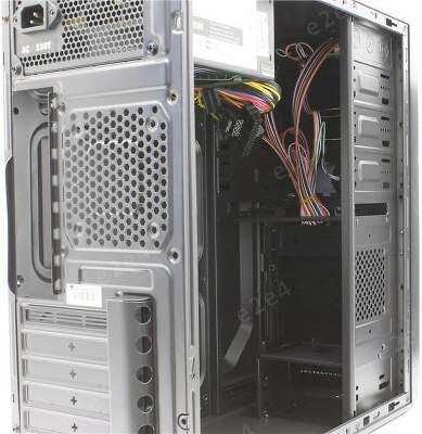 Корпус PowerCool S2002BK, черный, ATX, 500W (S2002BK-500W)