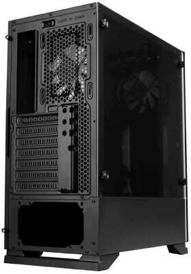 ZALMAN S5 Black, без БП, боковое окно (закаленное стекло), черный,  ATX