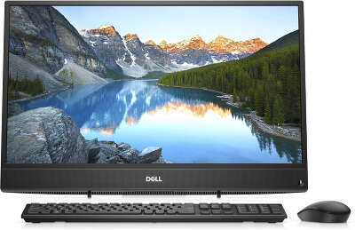 Моноблок Dell Inspiron 3477 23.8" FHD i3-7130U/4/1000/WF/BT/Cam/Kb+Mouse/Linux,черный