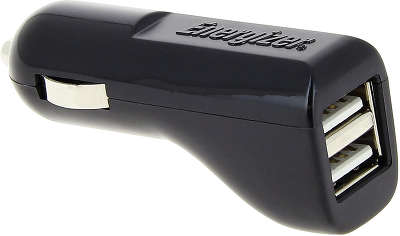 Автомобильное ЗУ ENERGIZER Hightech, 2 USB, 1A + кабель USB->microUSB [DC2UCMC2]