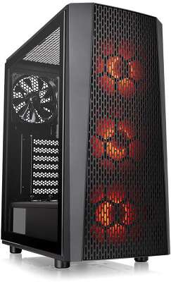 Корпус Thermaltake Versa J24 TG RGB, черный, ATX, Без БП (CA-1L7-00M1WN-01)