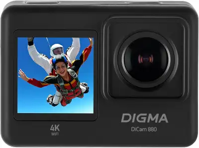 Экшн-камера Digma DiCam 880 черный