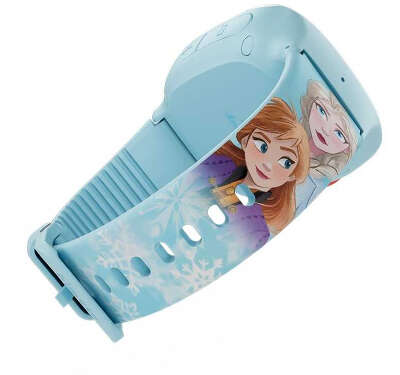 Смарт-часы Кнопка Жизни Disney Холодное сердце 1.44" TFT корп.голубой рем.голубой разм.брасл.:M/L (9301111)