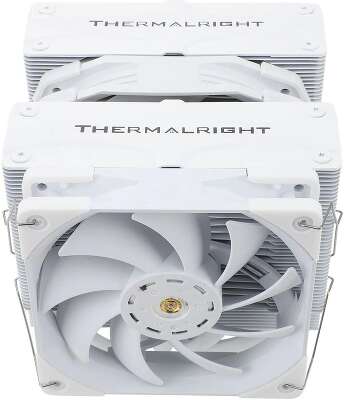 Устройство охлаждения(кулер) Thermalright Frost Commander 140 White Soc-AM5/AM4/1151/1200/2066/2011/1700 белый 4-pin 29.6dB Al+Cu 1000gr Ret (FC-140-WH)