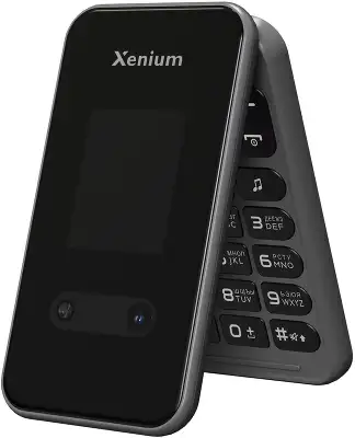 Мобильный телефон Xenium X680 темно-серый раскладной 2Sim 2.8
