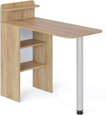 Стол для компьютера Сокол СП-19 складн. столешница ЛДСП дуб сонома каркас хром (00-00013783)