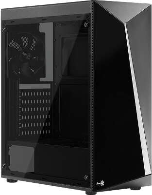 Корпус AeroCool Shard Black, черный, ATX, Без БП (Shard)