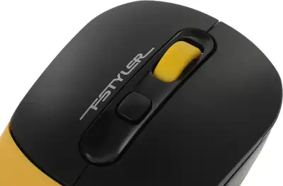 Клавиатура + мышь A4Tech Fstyler FG1110 клав:черный/желтый мышь:черный/желтый USB беспроводная Multimedia (FG1110 BUMBLEBEE)