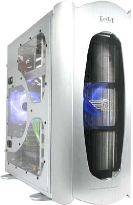 Корпус midiATX 2.03 Thermaltake Kandalf Silver Window (VD4000SWA) Liquid Cooling System (без б,п)