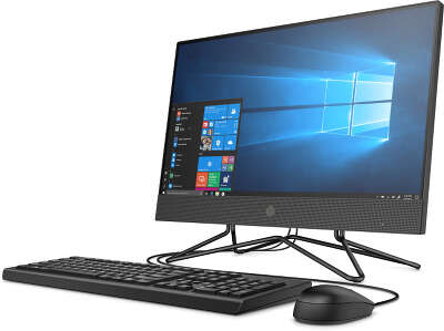 Моноблок HP AIO 200 G4 21.5" FHD i5 10210U/8/256 SSD/WF/BT/Cam/Kb+Mouse/DOS,черный (1C7L8ES)