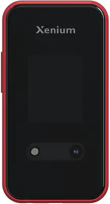 Мобильный телефон Xenium X680 красный раскладной 2Sim 2.8
