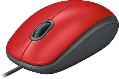 Мышь Logitech Mouse M110 SILENT red/black USB (910-005501)