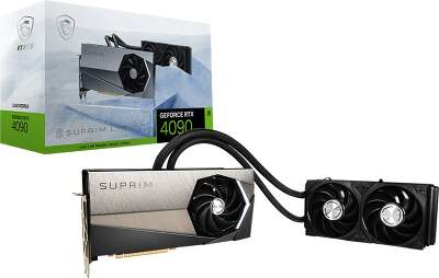 Видеокарта MSI NVIDIA nVidia GeForce RTX 4090 SUPRIM LIQUID 24Gb DDR6X PCI-E HDMI, 3DP