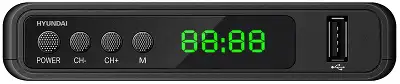 Ресивер DVB-T2 Hyundai H-DVB520 черный