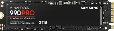 Твердотельный накопитель M.2 NVMe 2Tb Samsung 990 Pro [MZ-V9P2T0BW] (SSD)