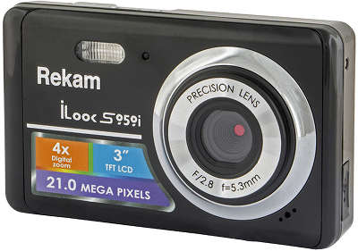 Цифровая фотокамера Rekam iLook S959i темный металлик