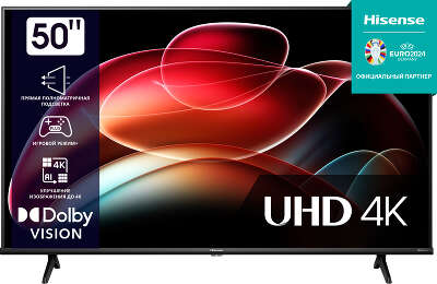 Телевизор 50" Hisense 50A6K UHD HDMIx3, USBx2