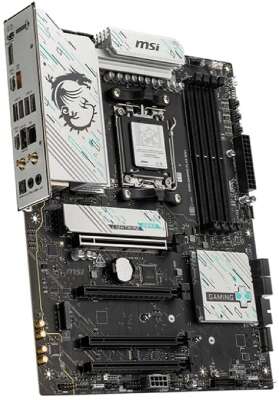 Материнская плата MSI B850 GAMING PLUS WIFI B850, AM5, 4*DDR5, 4*PCIEx16, 3*M.2, 3*TypeC, 1*USB3.2Gen2, 5*USB3.2Gen1, 8*USB2.0, 4*SATA3.0, 5G, DP, ATX, RTL