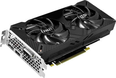 Видеокарта PCI-E NVIDIA GeForce RTX 2060 6Gb GDDR6 Palit GamingPro OC [NE62060T18J9-1062A]