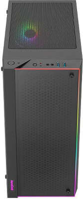 Корпус Aerocool Skribble черный без БП ATX 3x120mm 4x140mm 2xUSB3.0 audio bott PSU