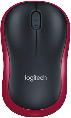 Мышь беспроводная Logitech Wireless Mouse M185 Red USB (910-002633)