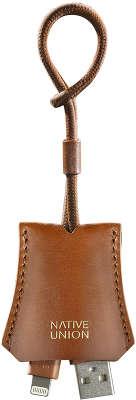 Кабель-брелок Native Union Lightning Tag Cable Leather Pouch Tan [TAG-L-TAN]