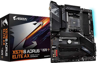 Материнская плата ATX LGAAM4 GIGABYTE X570S AORUS ELITE AX