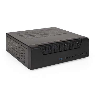 Корпус ExeGate FL-102-TPS400, черный, Mini-ITX, 400W (EX294021RUS)