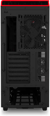 Корпус NZXT H440 черный/красный w/o PSU ATX 7x120mm 5x140mm 2xUSB2.0 2xUSB3.0