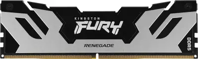 Память DDR5 24GB 7200MHz Kingston KF572C38RS-24 Fury Renegade Silver/Black RTL Gaming PC5-57600 CL38 DIMM 288-pin 1.45В single rank с радиатором Ret