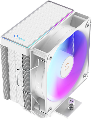 Кулер для процессора Ocypus Gamma A40 WH ARGB, 100mm ARGB FAN, Top ARGB Panel, 4 HEAT PIPES, 4-PIN PWM, 600-2400 RPM, 29DBA, HYDRO BEARING, LGA115X/1200/1700/18XX, AM4/AM5