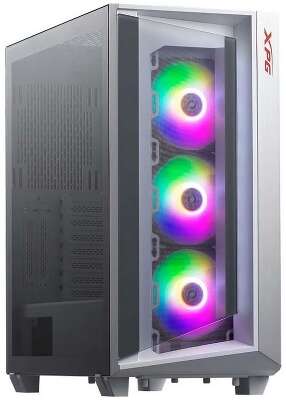 Корпус XPG CRUISER WHITE [CRUISERST-WHCWW] (Midi-Tower, белый, TG, 120mm ARGB fan*3)