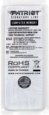 Модуль памяти DDR5 SODIMM 16Gb DDR4800 Patriot Memory (PSD516G480081S)