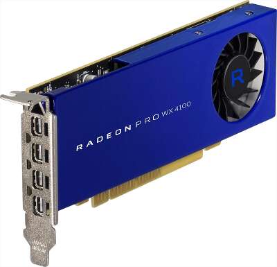 Видеокарта AMD Radeon PRO WX 4100 4Gb DDR5 PCI-E 4miniDP