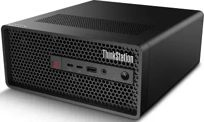 ПК Lenovo ThinkStation P3 Ultra SFF Core i9 14900K (3.2) 32Gb SSD1Tb UHDG 770 Windows 11 Pro 64 2.5xGbitEth+1xGbitEth 300W мышь клавиатура черный (30HBS63W00)