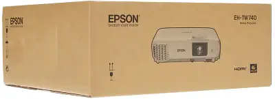 Проектор Epson EH-TW740 3LCD 3300Lm (1920x1080) 16000:1 ресурс лампы:6000часов 1xUSB typeA 1xUSB typeB 1xHDMI 2.7кг