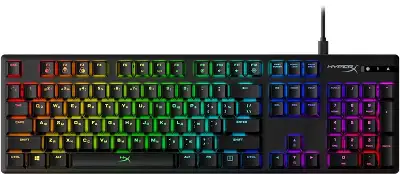 Клавиатура HyperX Alloy Origins механическая черный USB for gamer LED (4P4F6AA#ABA)