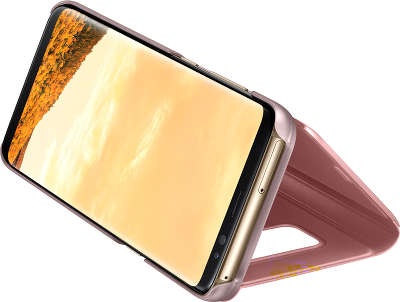 Чехол Samsung для Samsung Galaxy S8 Clear View Standing Cover, розовый (EF-ZG950CPEGRU]