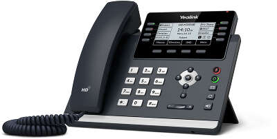 SIP-T43U, 12 аккаунтов, 2 порта USB, BLF, PoE, GigE, без БП