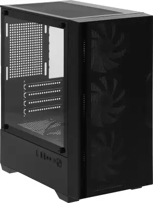 Корпус Accord ACC-ZCU1B черный без БП mATX 5x120mm 2xUSB3.0 1xUSB3.1 audio bott PSU