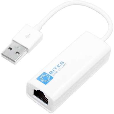 Сетевая карта 5bites UA2-45-02WH, 1xRJ-45, 100 Мбит/с, USB 2.0