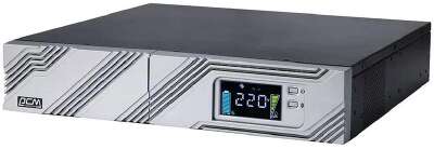 PowerCom Smart King RT SRT-1500A LCD ИБП {Line-Interactive, 1500VA / 1350W, Rack/Tower, IEC, Serial+USB, SmartSlot, подкл. доп. батарей} (1157679)