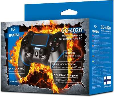 Геймпад Sven GC-4020, беспроводной, черный