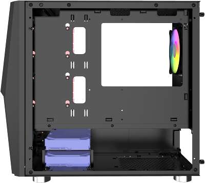 Корпус PowerCase Alisio Micro X2B, черный, mATX, Без БП (CAMIB-L2)