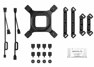 Кулер для процессора DEEPCOOL AG620 BK ARGB V2 LGA20XX/1700/1200/115X/AM5/AM4 (9шт/кор, TDP 260W, PWM, ARGB DUAL Fan 120mm, 6 тепл. трубок, черный) RET