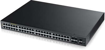 Коммутатор Zyxel GS2210-48HP GS2210-48HP-EU0101F 50G 2SFP 48PoE управляемый