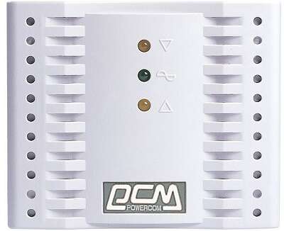 Стабилизатор напряжения Powercom TCA-2000, 2000VA, 1000W, EURO, белый