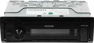 Автомагнитола Kenwood KMM-105 1DIN 4x50Вт USB 2.0 AUX 1 RDS